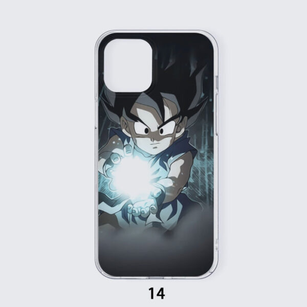 Dragon Ball Goku Kid Practice Kamehameha Cute Round Neck Design Iphone 14 Case