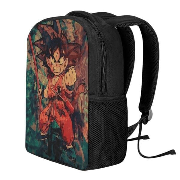 Kid Young Goku Vintage Tie Dye Painting Stylish DBZ 3D Backpack