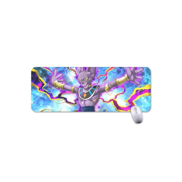 Dragon Ball Super Beerus Destruction God Egyptian Cat Vibrant Design Mouse Pad