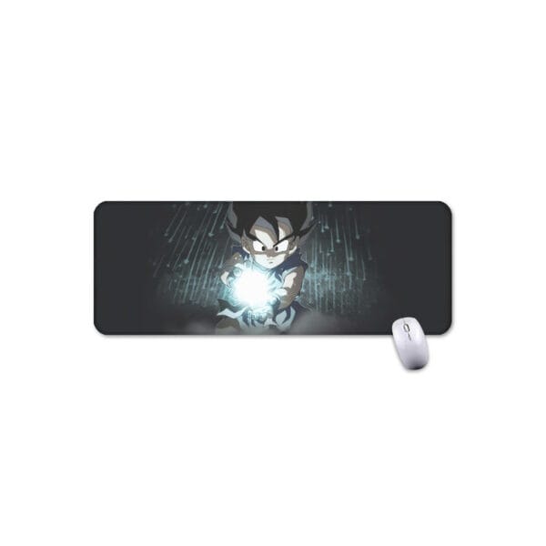 Dragon Ball Goku Kid Practice Kamehameha Cute Round Neck Design Mouse Pad