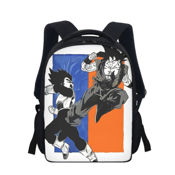 Red Goku And Blue Vegeta Fight Dragon Ball Z Backpack