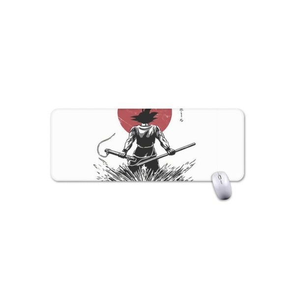 Goku With Red Moon Dragon Ball Mouse Pad