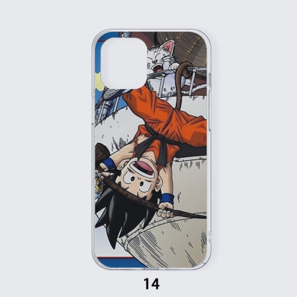 The Naughty Kid Goku and Korin Wise Cat Dragonball Iphone 14 Case