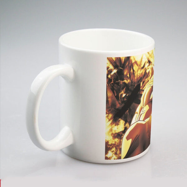 Dragon Ball Z Dope Majin Vegeta Grin Yellow Aura Mug