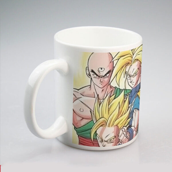 DBZ Goku Vegeta Super Saiyan Krillin Piccolo All Heroes Vibrant Design Mug