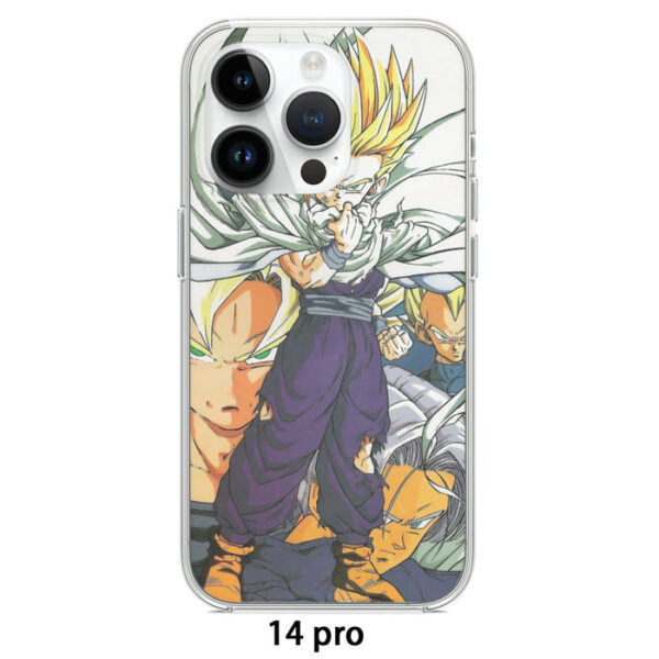 Dragon Ball Teen Gohan Super Saiyan Goku Vegeta Trunks Super Style Iphone 14 Case