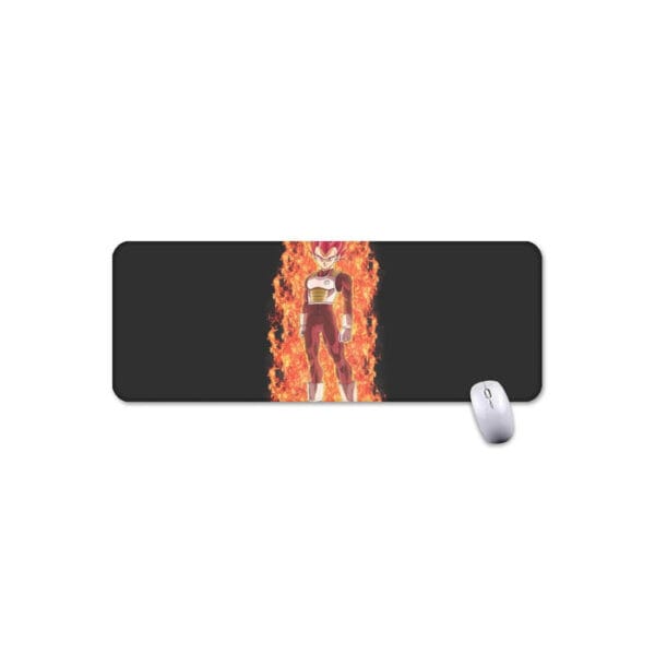 DBZ Vegeta Super Saiyan God Whis Symbol Fire Aura Streetstyle Mouse Pad