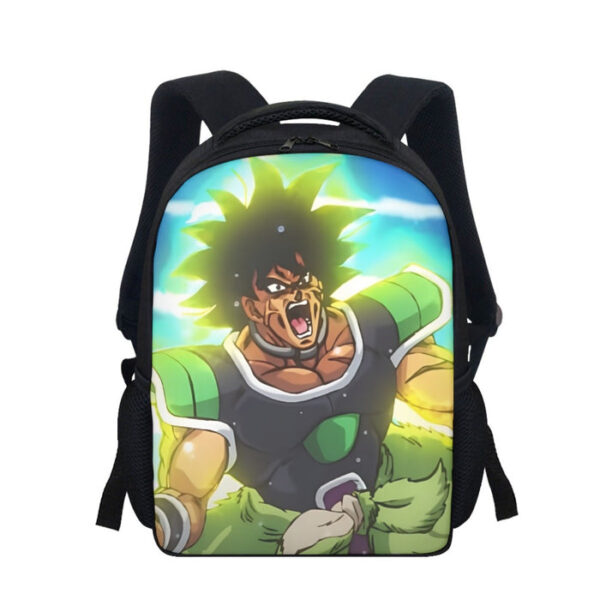 Dragon Ball Z Broly Wearing His Control Mechanism Backpack