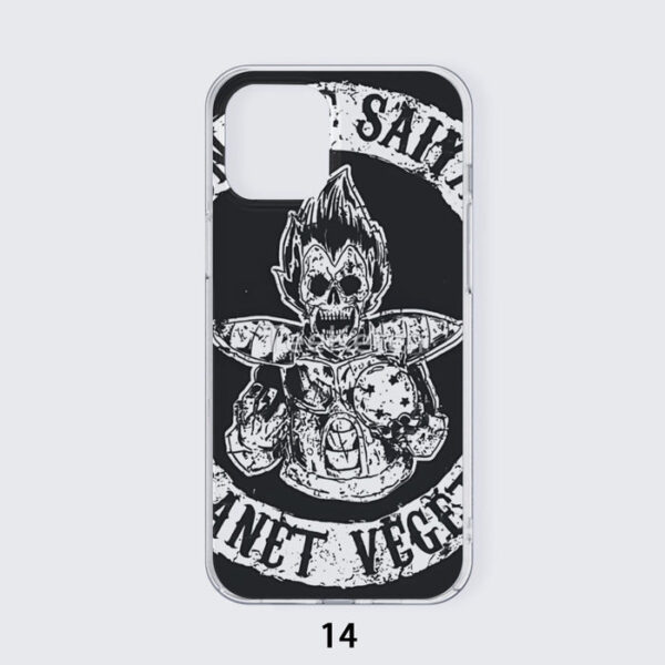 Dragon Ball Z Skeleton Vegeta Scary Super Saiyan Epic Iphone 14 Case