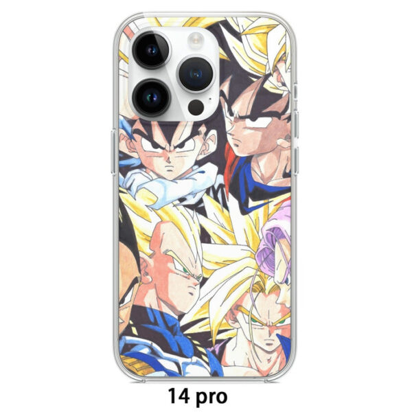 Dragon Ball Goku Vegeta Trunks Gohan Super Saiyan Cool Trending Design  Iphone 14 Case