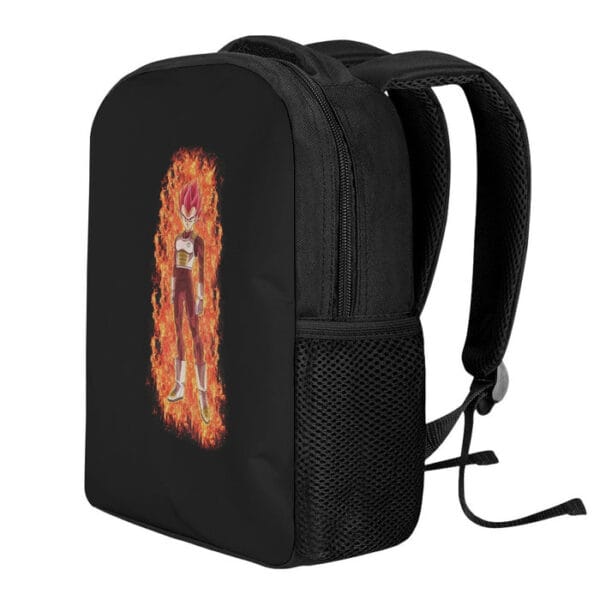 DBZ Vegeta Super Saiyan God Whis Symbol Fire Aura Streetstyle  Backpack