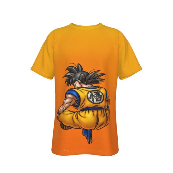 Goku Orange Background T-Shirt