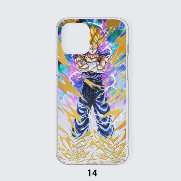 Dragon Ball Vegito Super Power Aura Thunder Earing Super Saiyan Iphone 14 Case