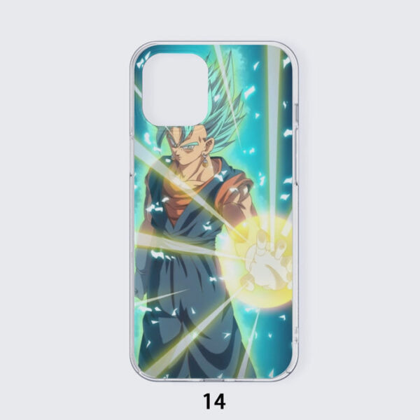 Dragon Ball Vegito Blue Super Saiyan Big Bang Flash Iphone 14 Case