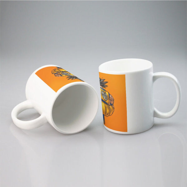 Goku Orange Background Mug