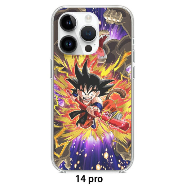 Great Ape Monkey Warrior Angry Kid Goku Fighting 3D Iphone 14 Case