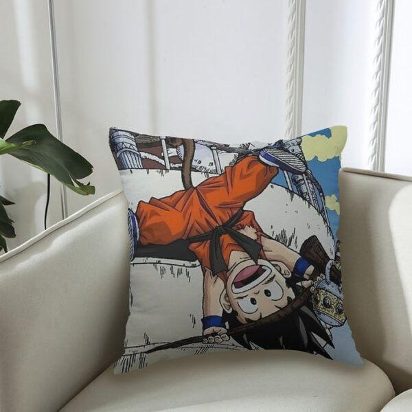 The Naughty Kid Goku and Korin Wise Cat Dragonball Couch Pillowcase