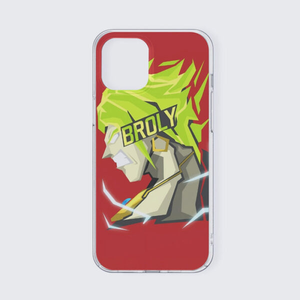 Dragon Ball Super Cool Legendary Broly Cool Vector Art iPhone 13 Case