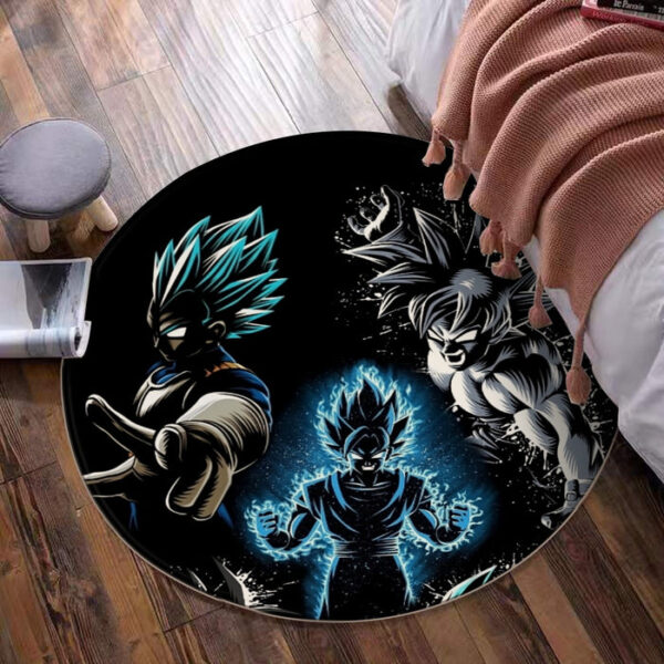 Dragon Ball Z SSGSS round mat