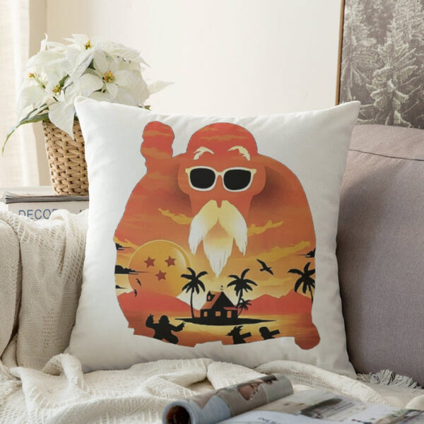 Master Roshi Sunset Couch Pillowcase