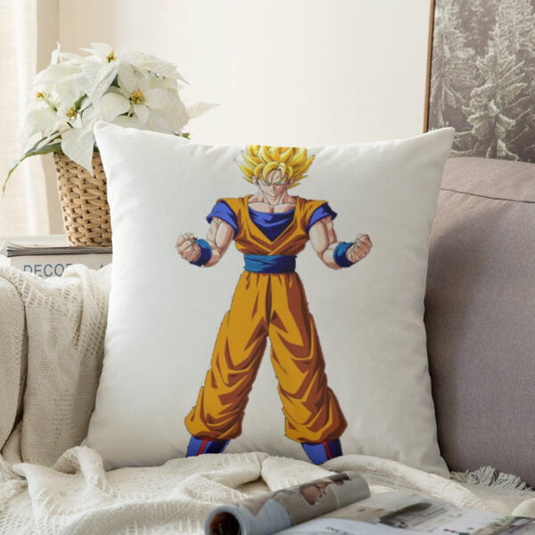 Goku Transformation Thunder Black Super Saiyan Couch Pillowcase