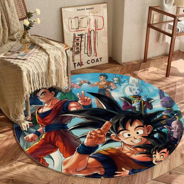 Dragon Ball Z Characters round mat