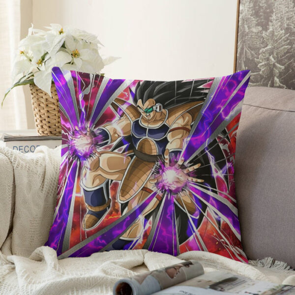 Dragon Ball Z Vibrant Saiyan Raditz Radiant Light Couch Pillowcase