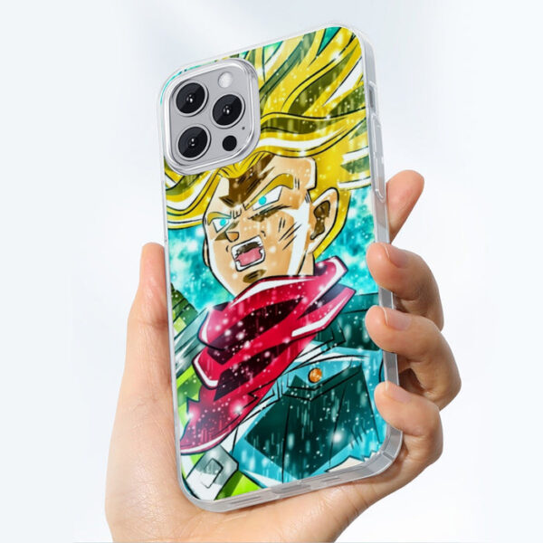 DBZ Trunks Super Saiyan Powerful Battle Ultimate Transformation Design iPhone 13 Case