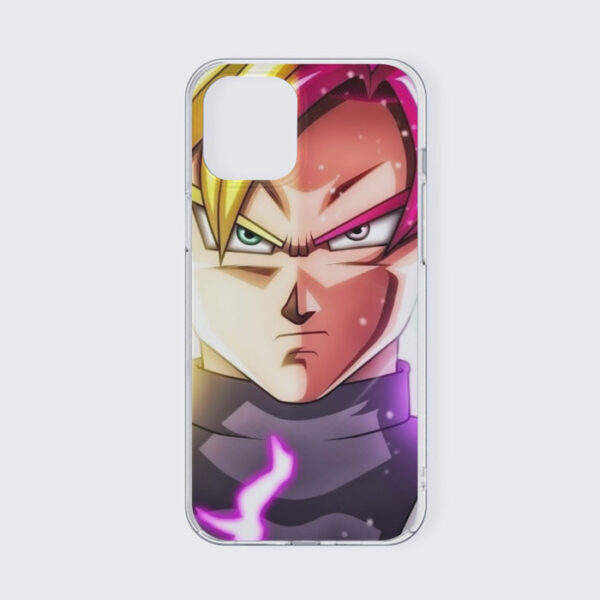 DBZ Goku God Half Rose and Golden Portrait Dope Design iPhone 13 Case