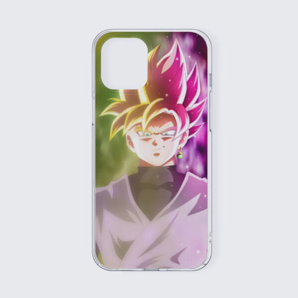 Dragon Ball Super Saiyan Black Goku Rose 2 Epic Style iPhone 13 Case