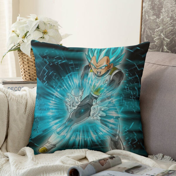 Dragon Ball Super Vegeta Blue Double Galick Gun Epic Couch Pillowcase