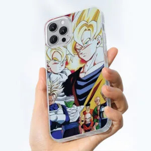 Dragon Ball Z Angry Super Saiyan Fighters iPhone 13 Case