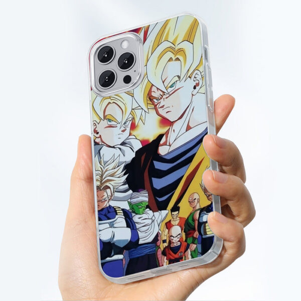 Dragon Ball Z Angry Super Saiyan Fighters iPhone 13 Case