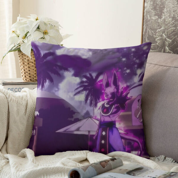 Dragon Ball Super God Of Destruction Dope Lord Beerus Couch Pillowcase