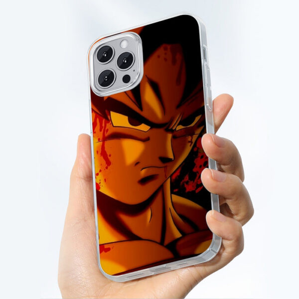 Dragon Ball Z Pissed Serious Son Goku Dope Orange iPhone 13 Case