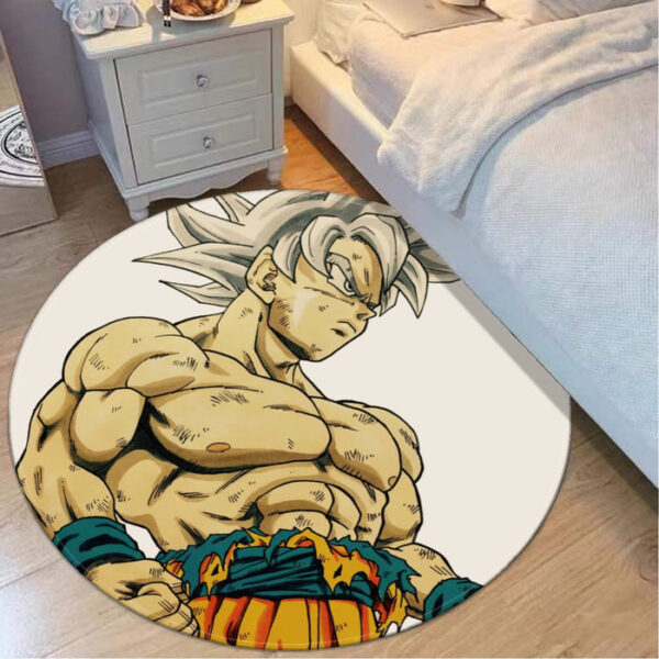 Dragon Ball Super Mastered Ultra Instinct Goku round mat