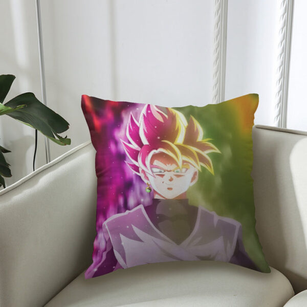 Dragon Ball Super Saiyan Black Goku Rose 2 Epic Style Couch Pillowcase