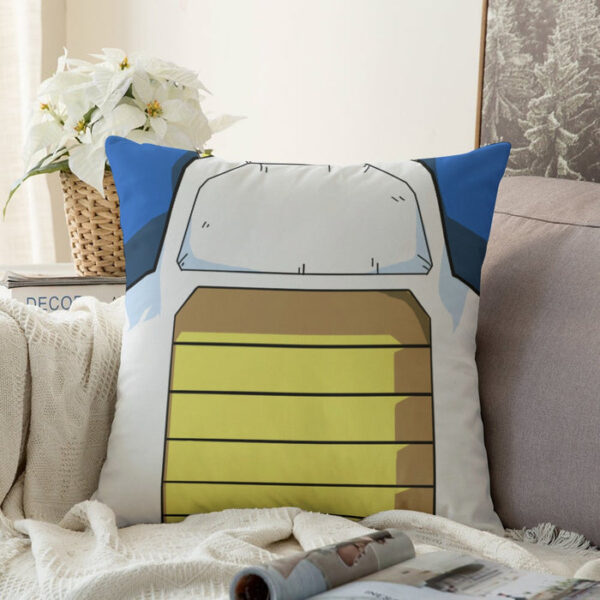 Dragon Ball Z Vegeta Cool Blue Battle Armor Cosplay  Couch Pillowcase