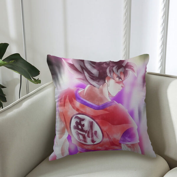 Dragon Ball Super Goku Kaioken Cool Purple Aura Casual Couch Pillowcase