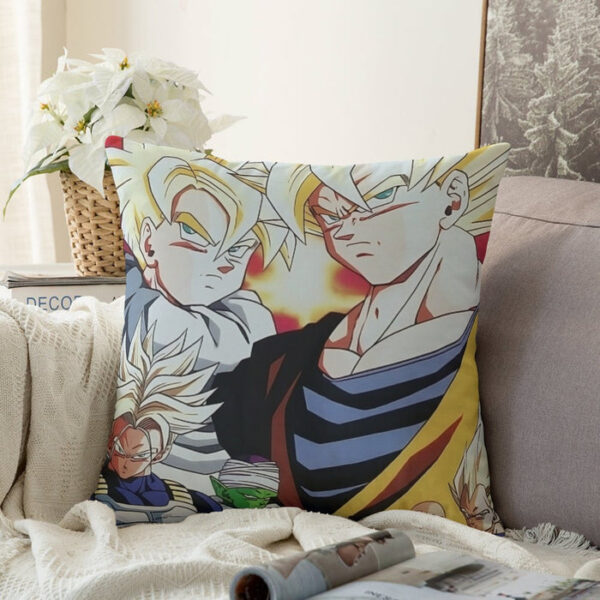 Dragon Ball Z Angry Super Saiyan Fighters Couch Pillowcase