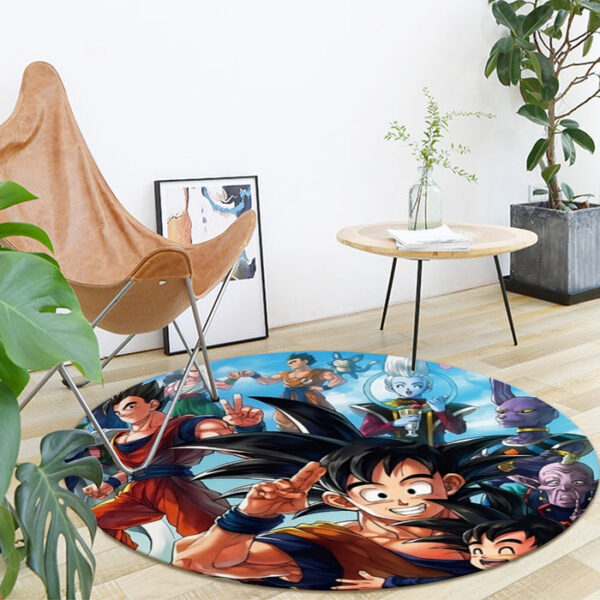 Dragon Ball Z Characters round mat