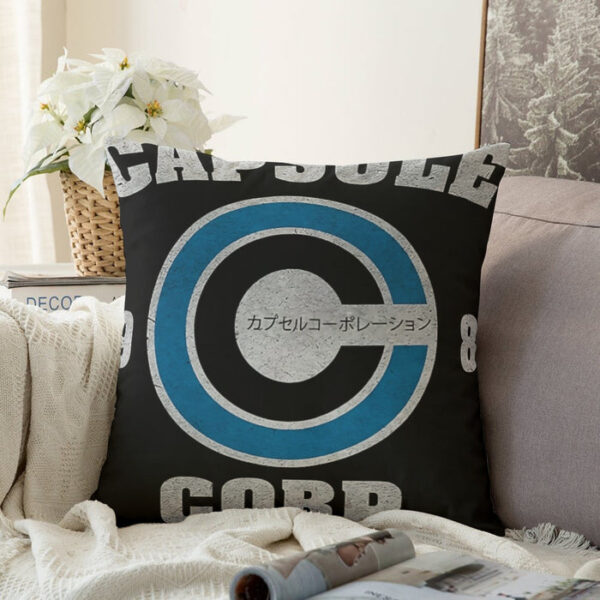 Capsule Corp Baseball Couch Pillowcase