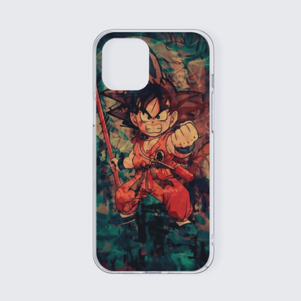 Kid Young Goku Vintage Tie Dye Painting Stylish DBZ 3D iPhone 13 Case