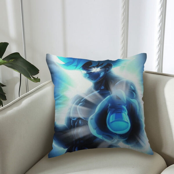 Dragon Ball Super Blue Son Goku Epic Ultra Instinct Couch Pillowcase