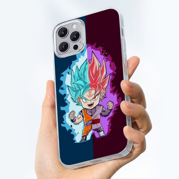 Dragon Ball Super Cute Chibi Blue Vegito Goku Rose iPhone13  Case