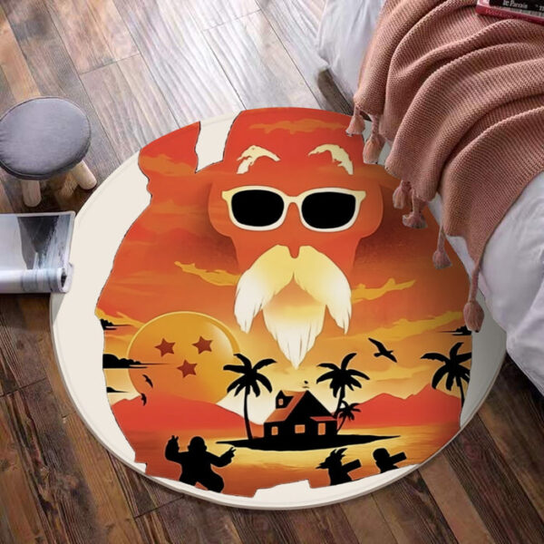 Master Roshi Sunset round mat