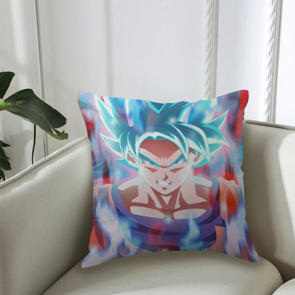 Dragon Ball Super Saiyan Blue Goku Couch Pillowcase