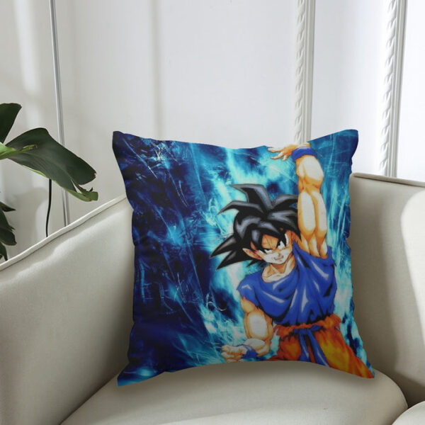 Dragon Ball Z Son Goku Cool Blue Aura Energy Ball Couch Pillowcase