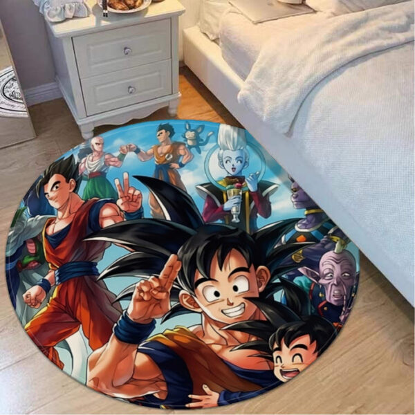 Dragon Ball Z Characters round mat