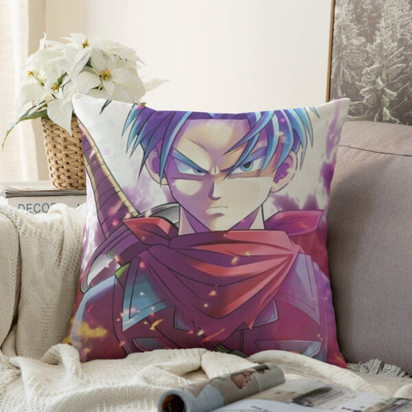 Future Trunks DBS Powerful Fighter Super Saiyan Cool Trendy Couch Pillowcase